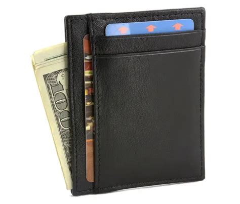 rfid slim card wallet black &|best rfid wallets consumer reports.